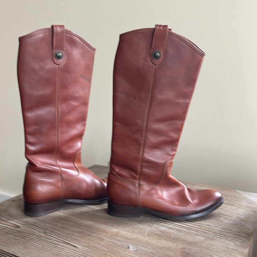 Frye, brown tall boots, size 8.5 - Picture 4 of 6